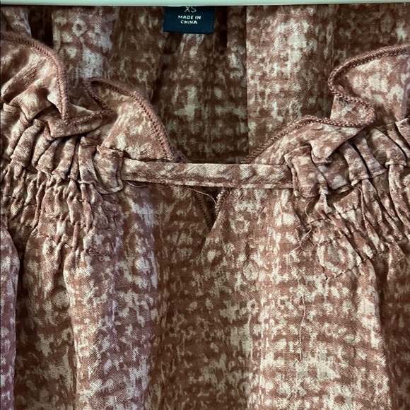 Universal Thread Ruffle-Neck Peplum Blouse - Picture 3 of 4